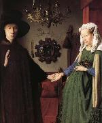 Details of Portrait of Giovanni Arnolfini and His Wife